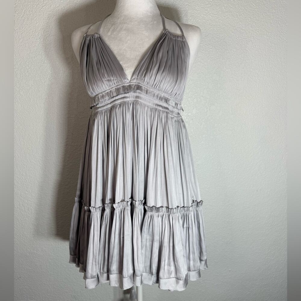 Reset by Jane the Miranda Mini Dress in Silver Event Cocktail Cruise Resort